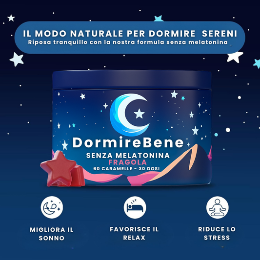 DormireBene - 60 Caramelle per un Sonno senza Dolore