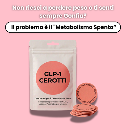 ProHealth Cerotti GLP-1 - Controlla l'appetito e Supporta il Metabolismo