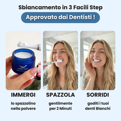 HappySmile - Polvere Dentale Remineralizzante