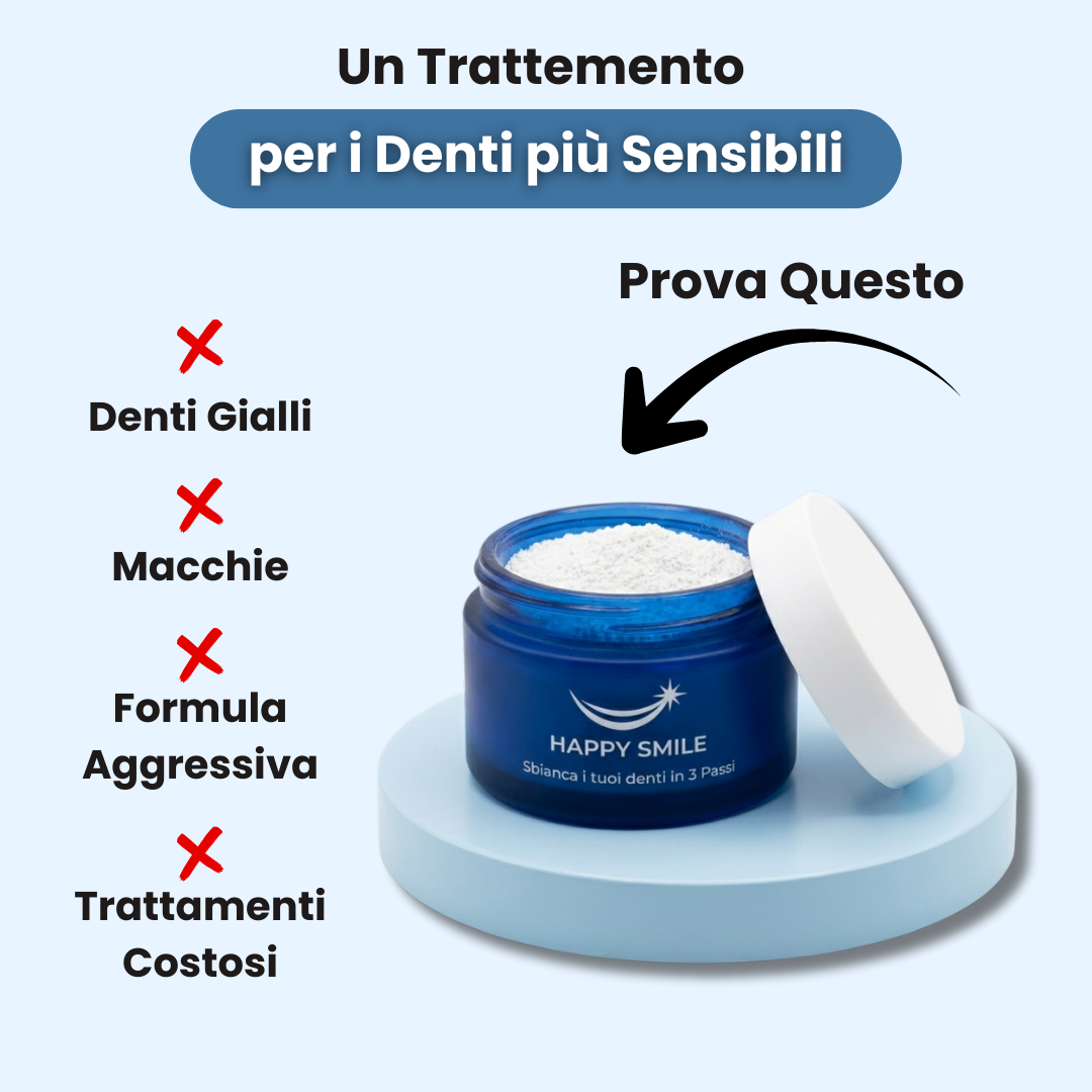 HappySmile - Polvere Dentale Remineralizzante