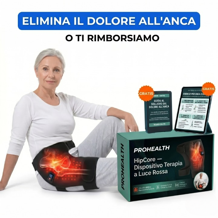 HipCore - Dispositivo Terapia con Luce Rossa
